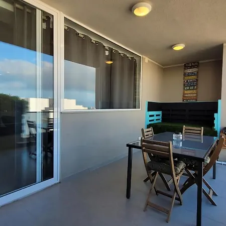 Apartment Stylish - Modern - Large Terrace - 2 Bed - 200 M From Sea - Fully Air Con *